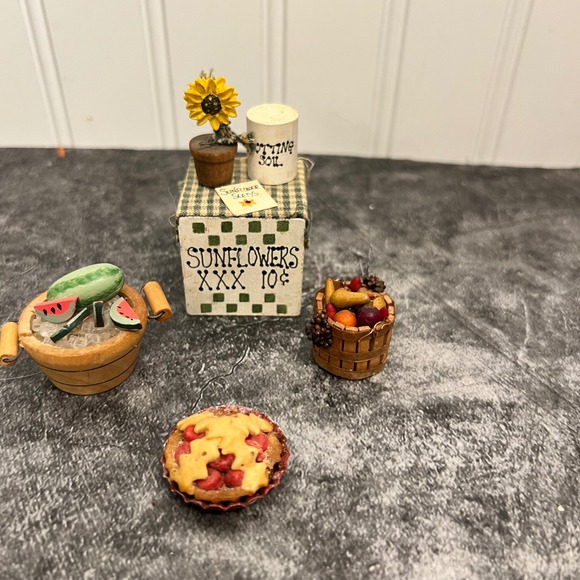 Other - Vintage Trinket Miniature Lot | Sunflower | Farmhouse Cottage